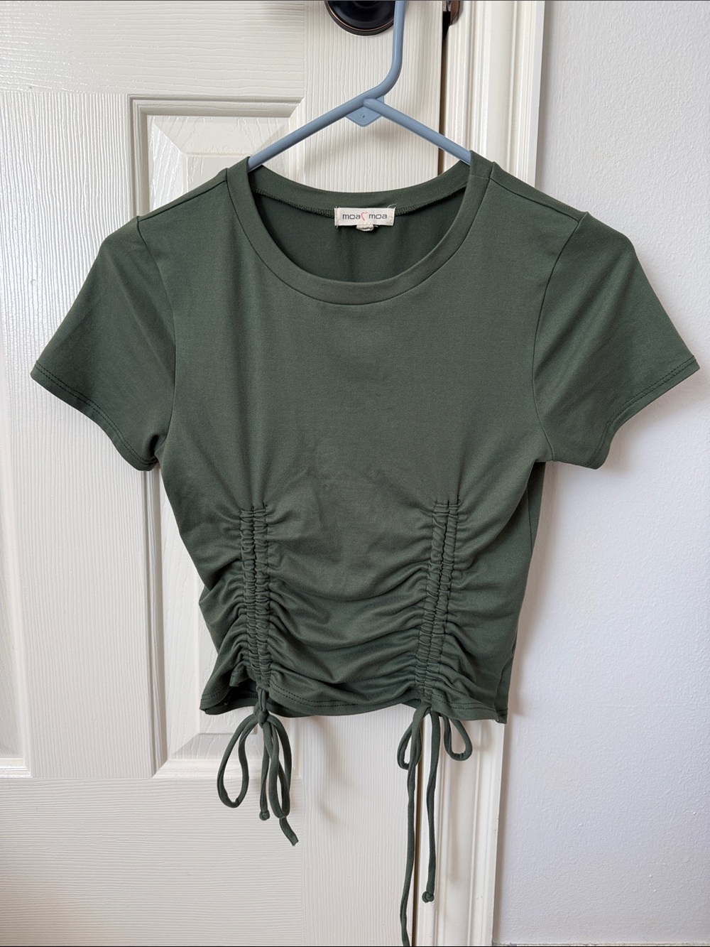 Moa Moa Ruched Crop Top
